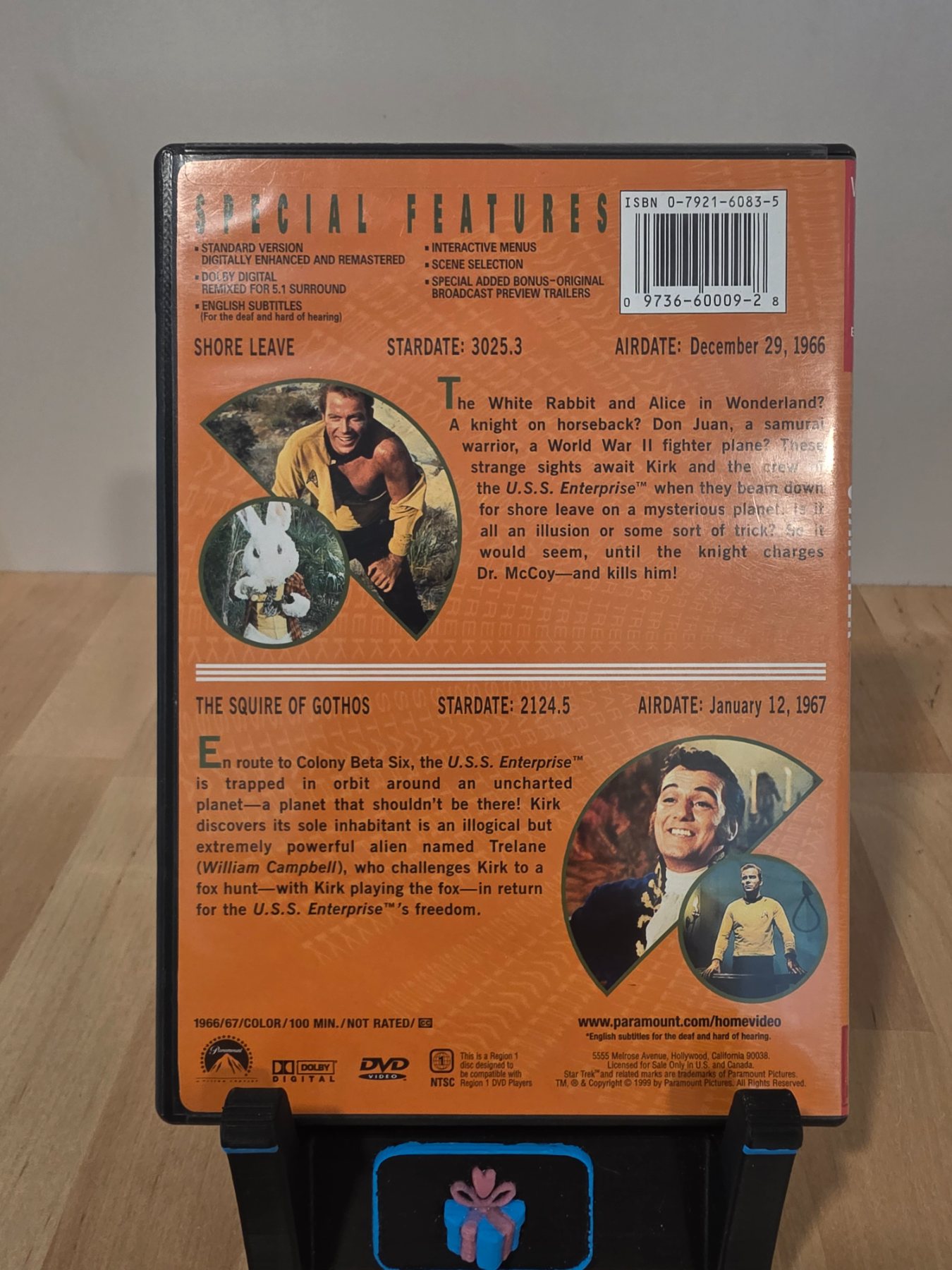 Star Trek The Original Series Volume 9 DVD Episodes 17-18 Shore Leave - Image 2