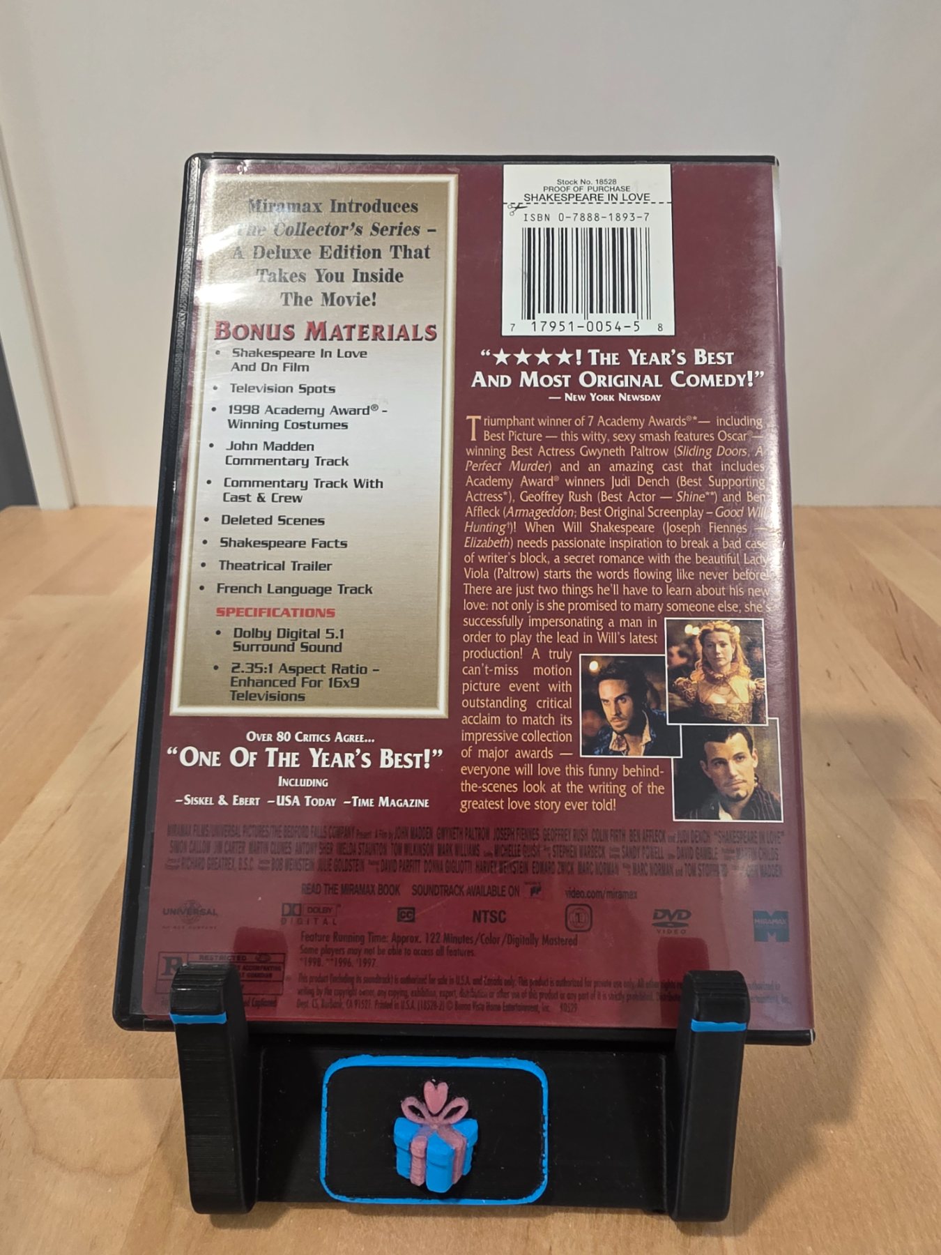 Shakespeare in Love Collector's Series Widescreen DVD 1998 Miramax - Image 2