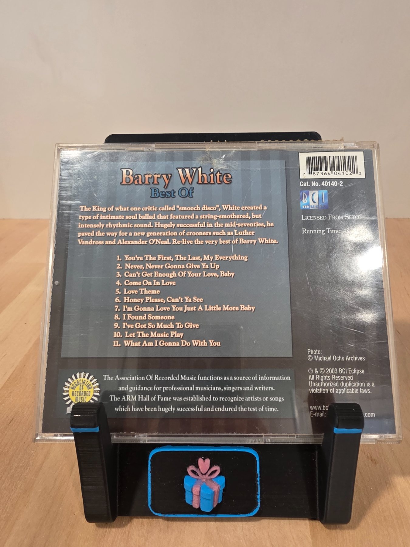 Barry White Best Of CD 2003 BCI Eclipse 11 Tracks - Image 2