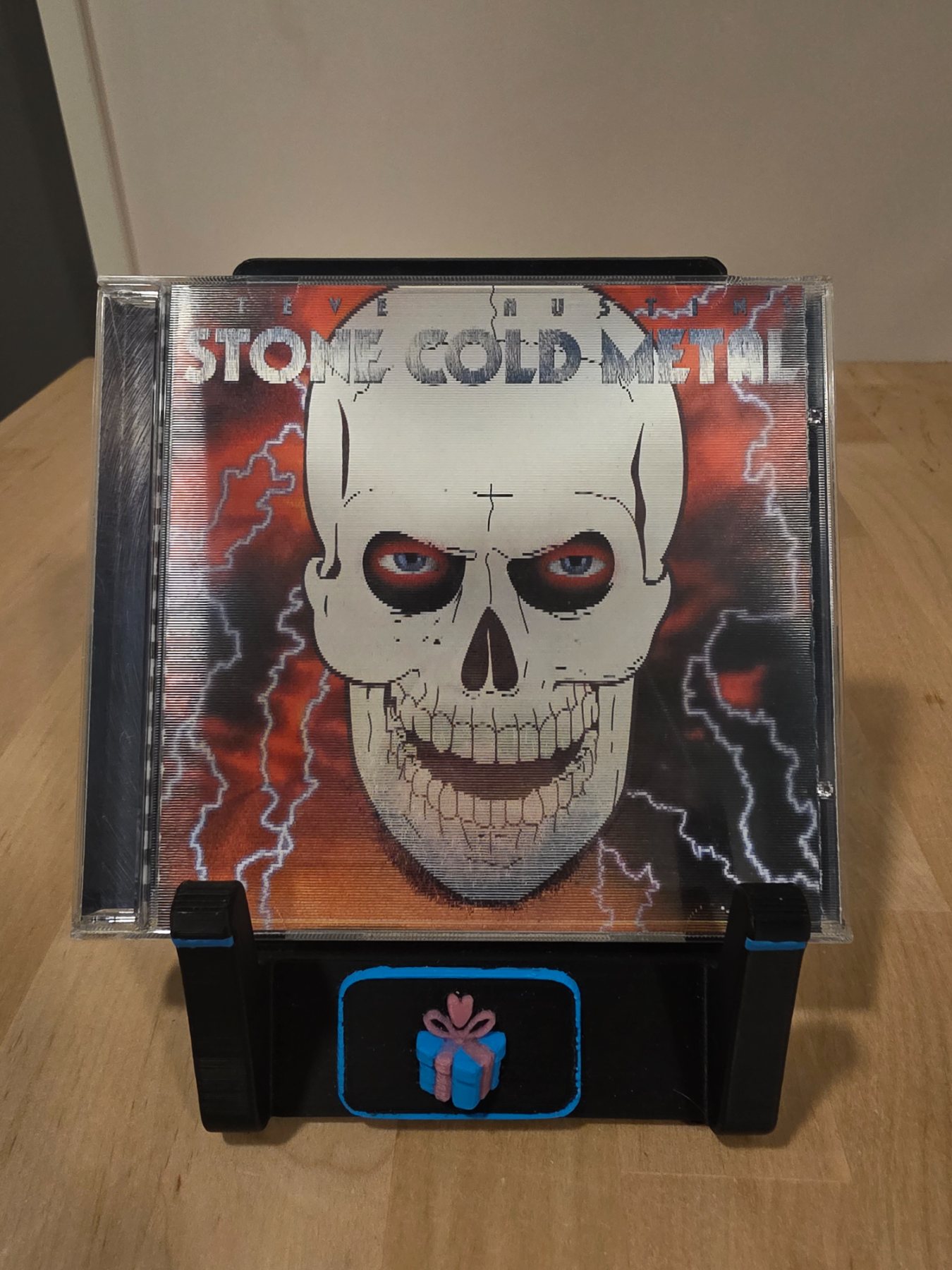 Steve Austin's Stone Cold Metal CD 1998 WWF WWE Holographic Lenticular Case