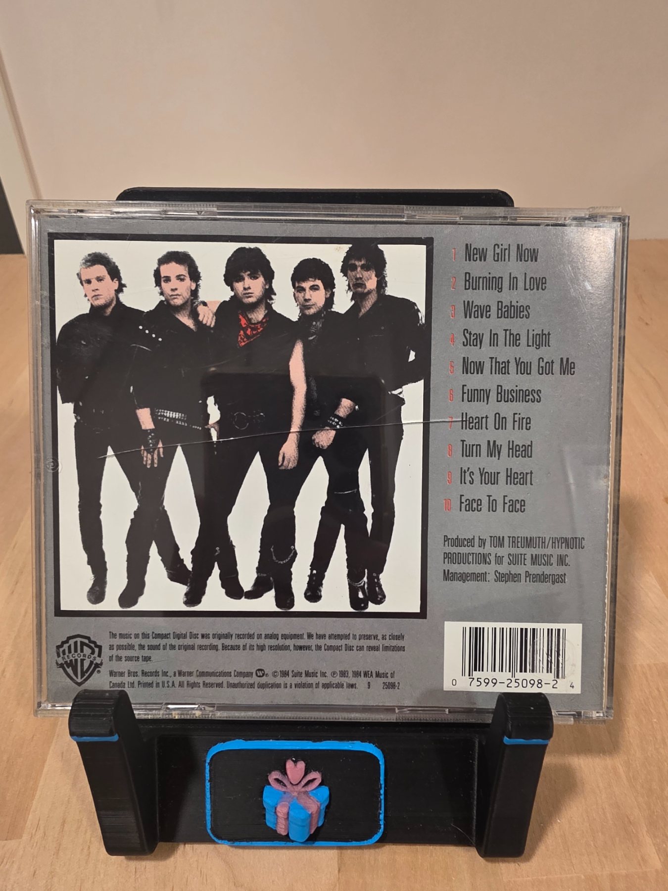 Honeymoon Suite Self-Titled CD 1984 Warner Bros 25098-2 - Image 2