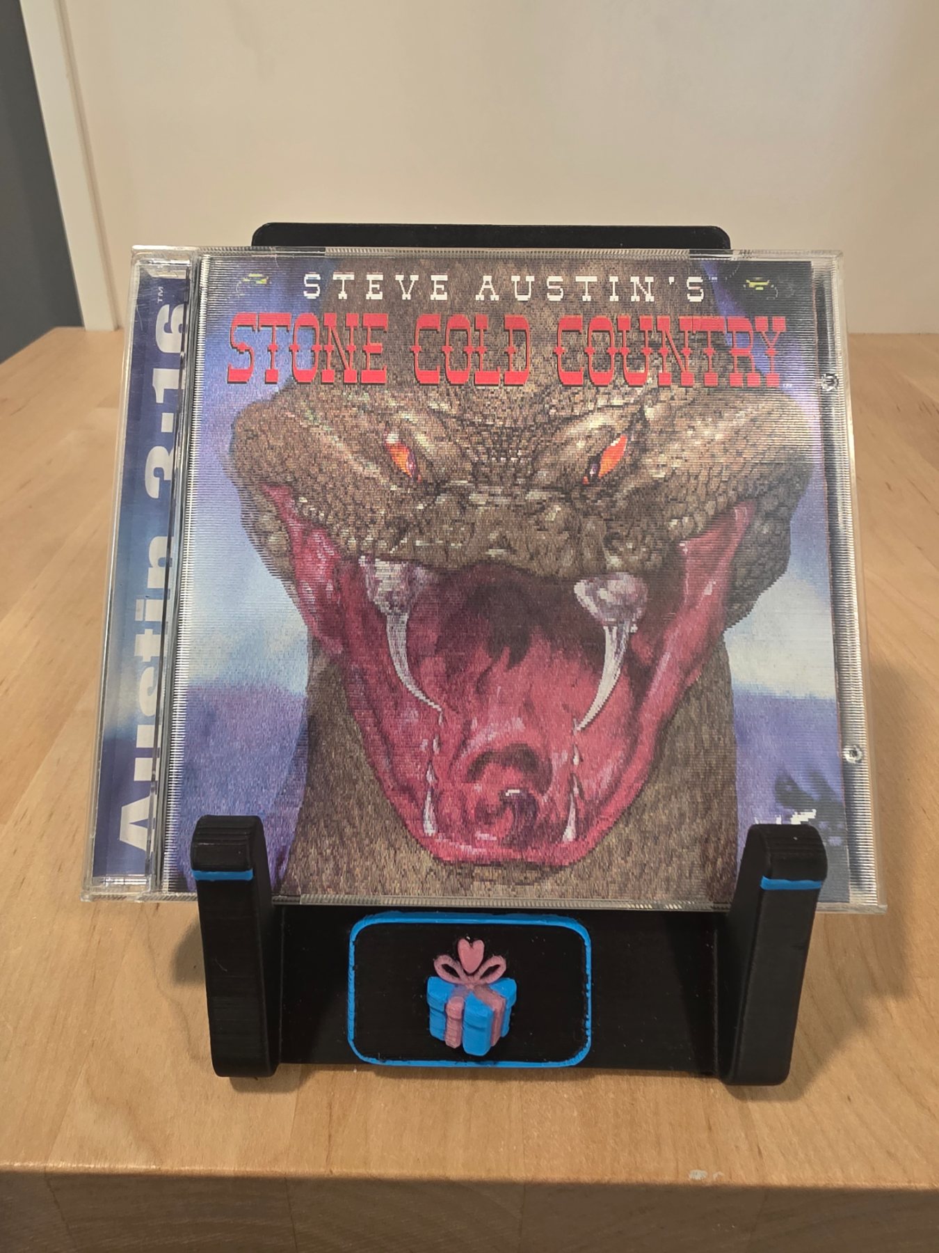 Steve Austin's Stone Cold Country 1999 WWF CD w/ Limited Edition Poster