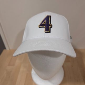 Baltimore Ravens #4 All 4 The Flock M&T Bank Adjustable White Cap