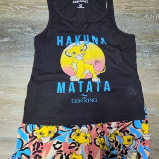 Disney Lion King Hakuna Matata Pajama Set Girls S 4-6 Simba
