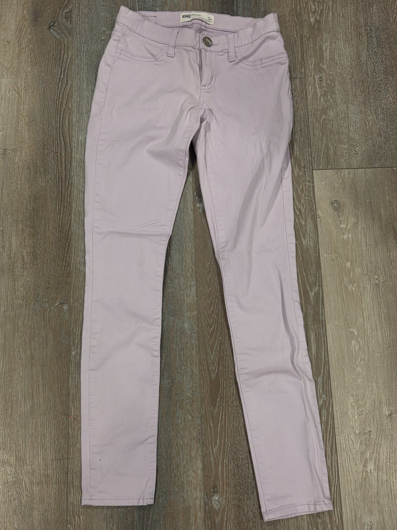 RSQ Miami Jegging Juniors 5R Light Purple Low Rise Skinny Jeans