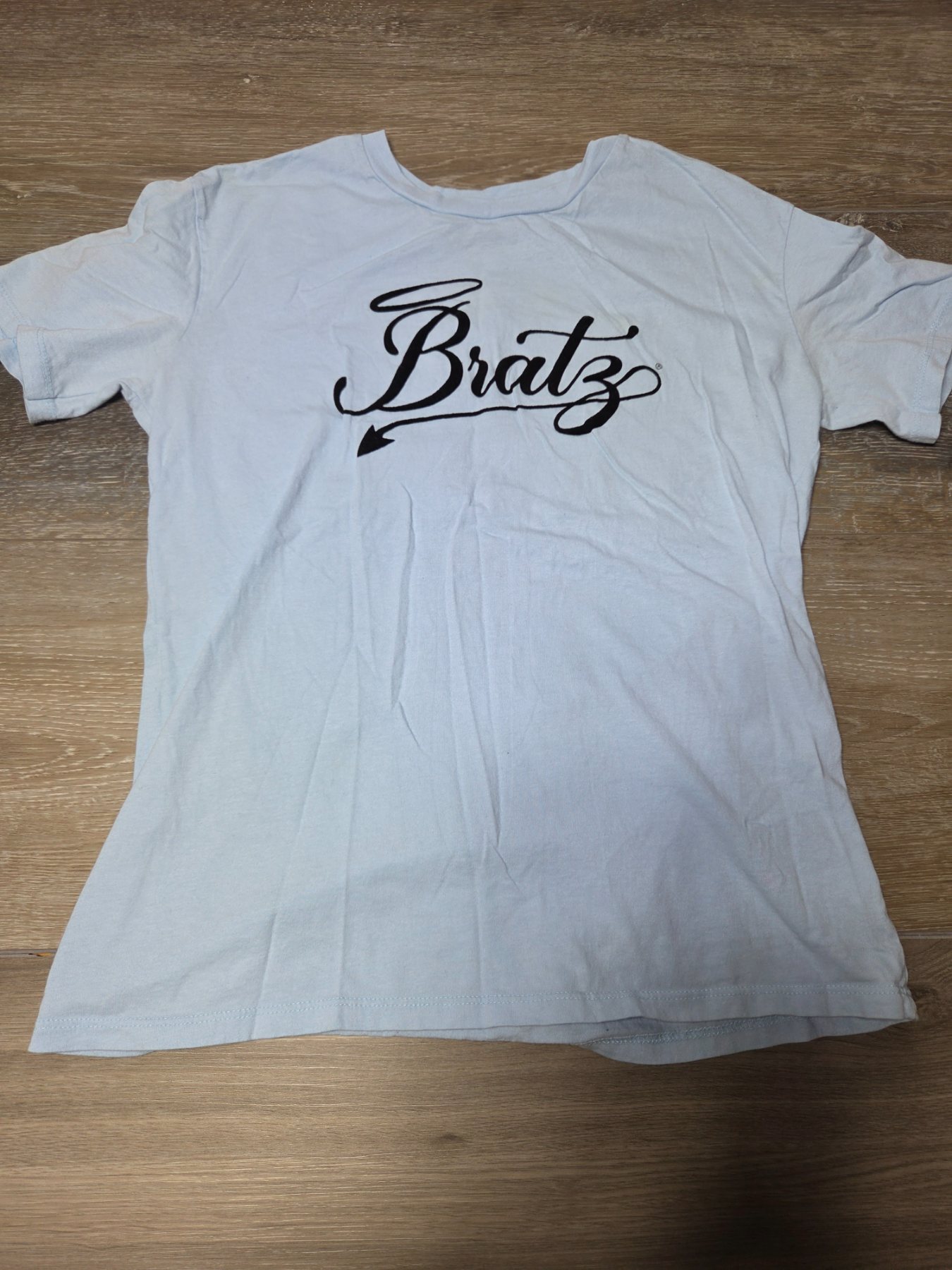 Bratz Rock Angelz Double-Sided Graphic T-Shirt Women’s M Light Blue