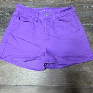 Old Navy High-Rise WOW Denim Shorts Women's Size 2 Purple