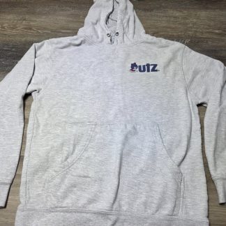 Utz Logo Pullover Hoodie Gray Unisex Adult M Independent Trading Co