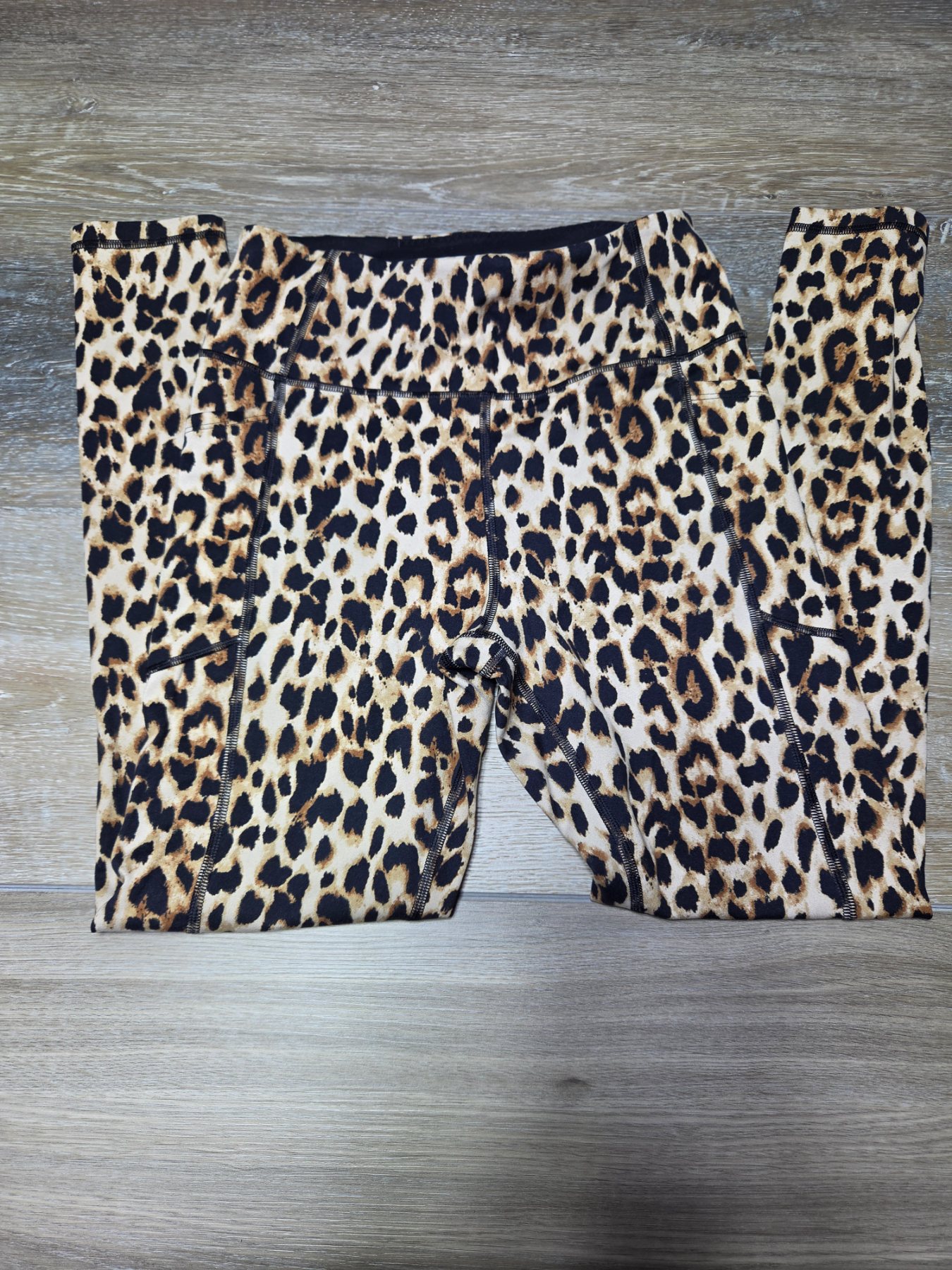 Victoria's Secret Leopard Print High Rise Leggings Women’s Brown Black