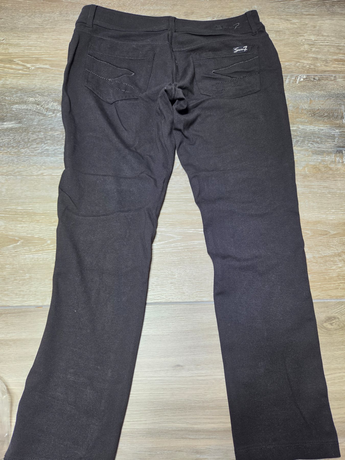 Seven7 Women’s Black Bootcut Stretch Jeans Size 28 - Image 6