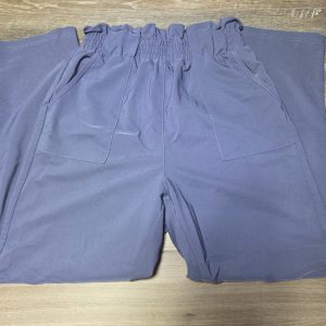 Grace Karin Paperbag Waist Tapered Pants Women’s S Slate Blue