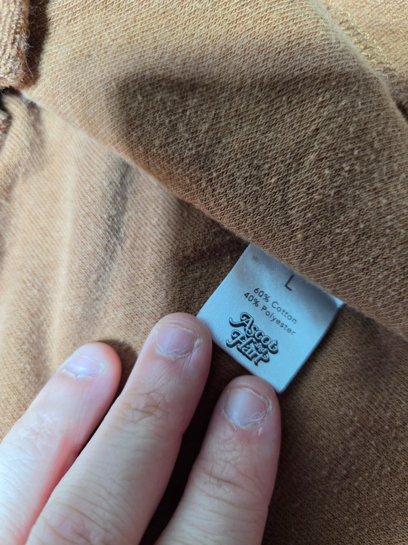 Ascot & Hart Button Up Camp Shirt Women's L Brown Short Sleeve - Image 4