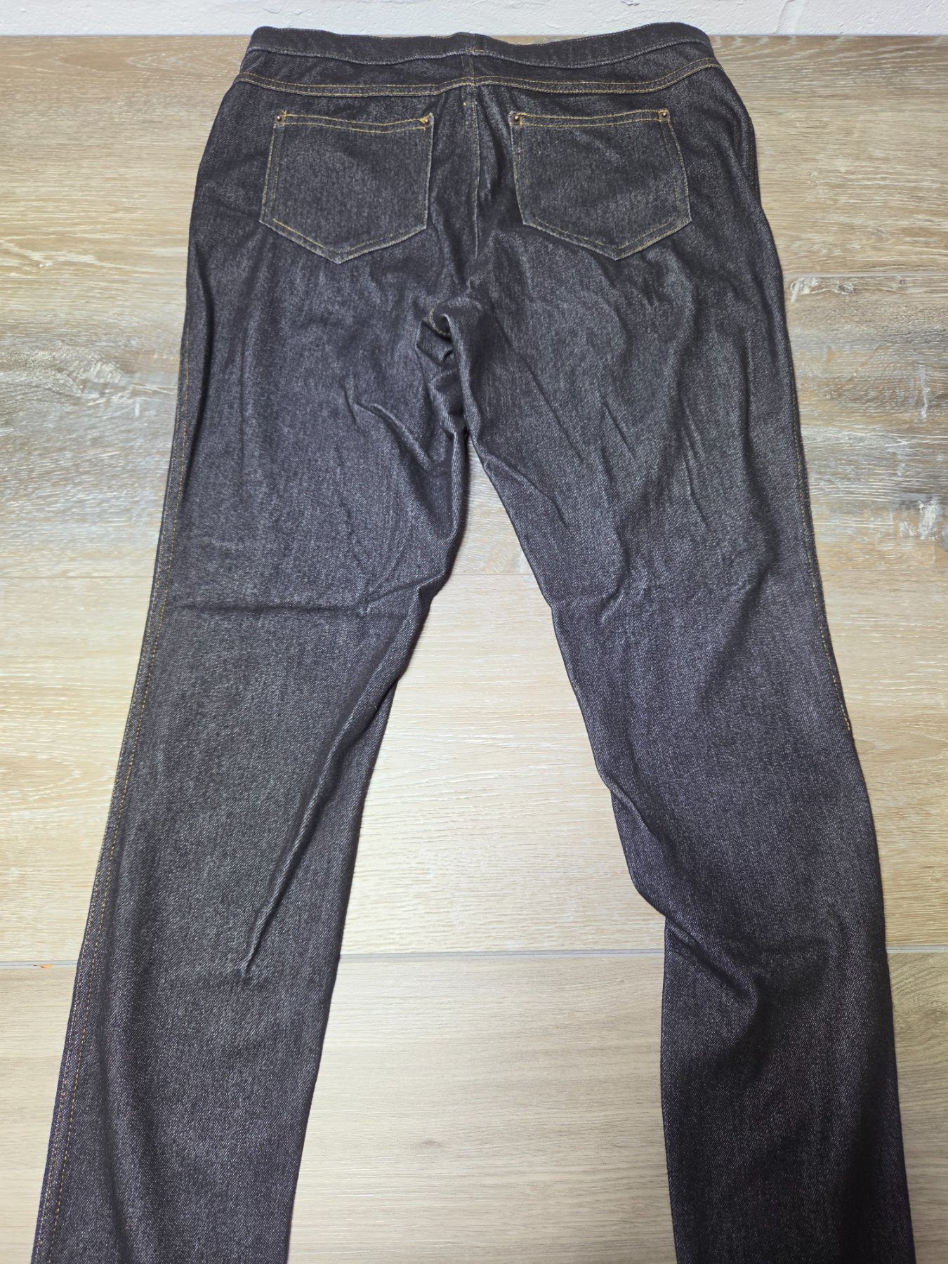 Simply Vera Vera Wang Pull-On Jeggings Women's M Dark Wash - Image 5