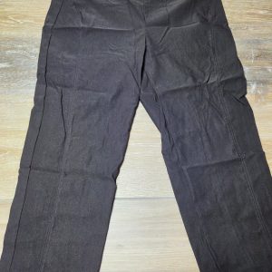 Simply Vera Vera Wang Pull-On Capri Pants Women's L Brown Stretch