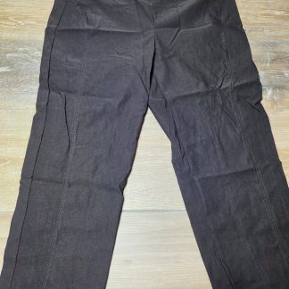 Simply Vera Vera Wang Pull-On Capri Pants Women's L Brown Stretch