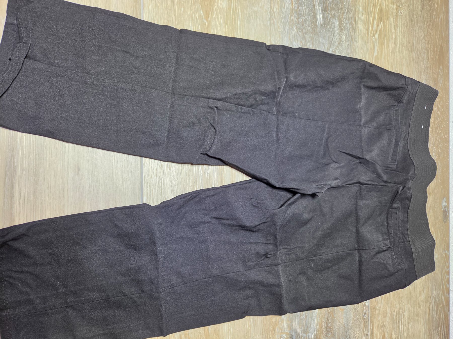 Simply Vera Vera Wang Pull-On Capri Pants Women's L Brown Stretch - Image 4