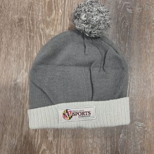 Maryland's Sports Commission Knit Pom Beanie Hat Gray One Size
