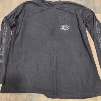 Harley-Davidson Ray C's Lapeer MI Long Sleeve Pocket T-Shirt Black