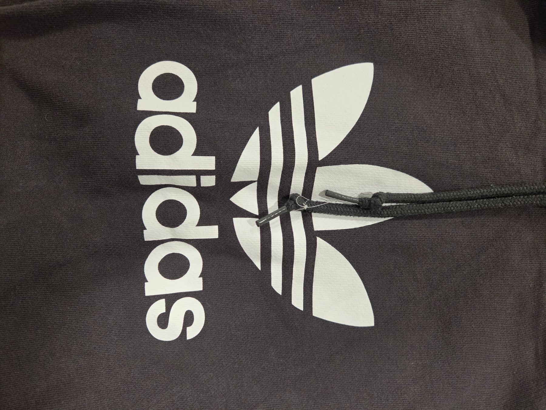 Adidas Originals Camo Trefoil Pullover Hoodie Men's Large Black Green - Image 2