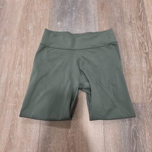 adidas AEROREADY Logo Crop Leggings Women's M Olive Green