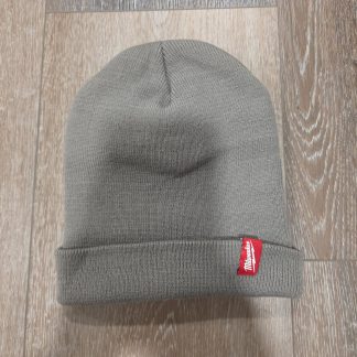 Milwaukee Rolled Beanie Gray Acrylic Cuffed Knit Hat One Size
