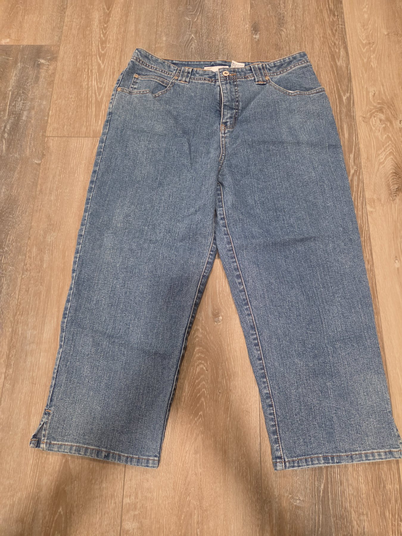LA Blues Stretch Women's Blue Denim Jeans Size 14 32x22.5 - Image 2