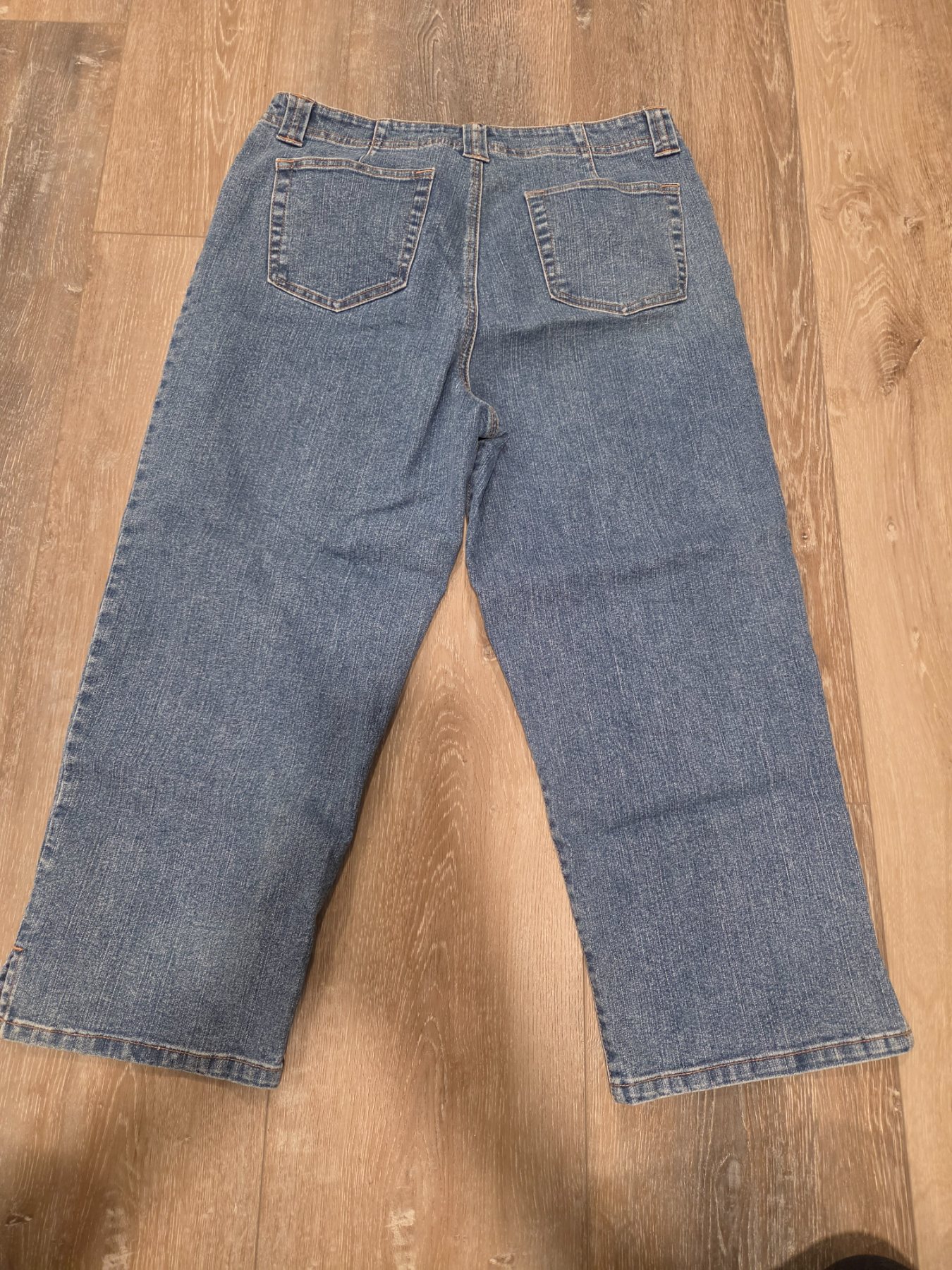 LA Blues Stretch Women's Blue Denim Jeans Size 14 32x22.5 - Image 4
