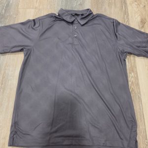 Walter Hagen Essentials Golf Polo Shirt Men's L Gray Performance