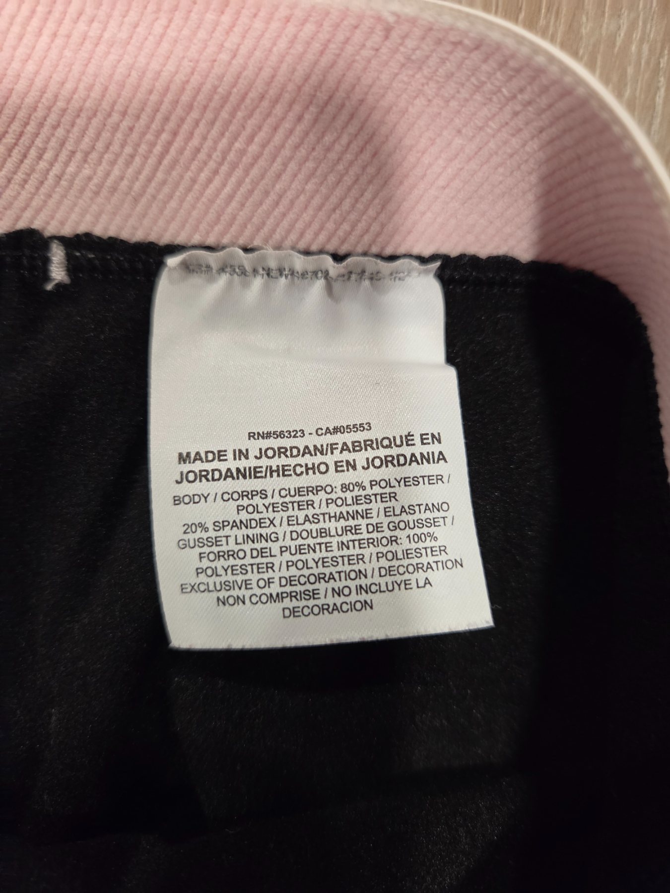 Nike Pro Dri-FIT Just Do It Women's XS Black Pink Gold Leggings - Image 6