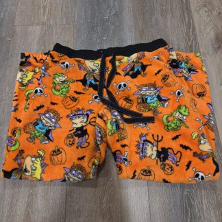 Nickelodeon Rugrats Halloween Fleece Pajama Pants Women’s L Orange