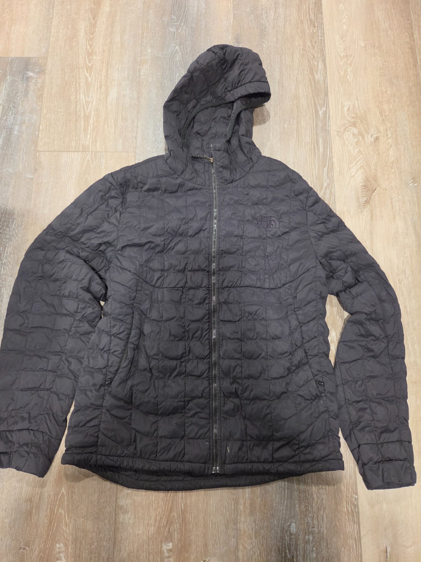 The North Face Hooded Quilted Insulated Jacket Men's M Black