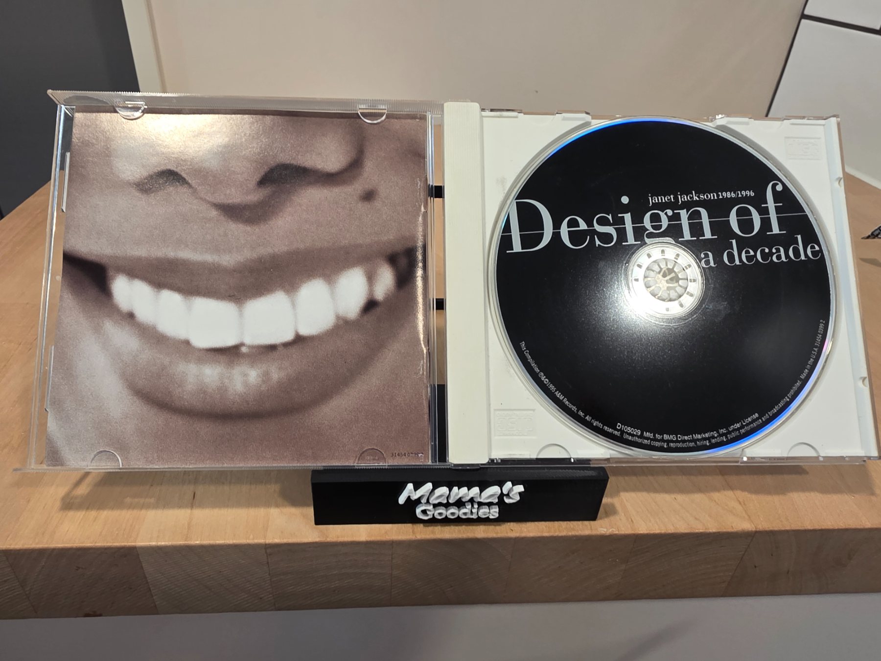Janet Jackson Design of a Decade 1986/1996 CD 1995 A&M BMG Direct - Image 3
