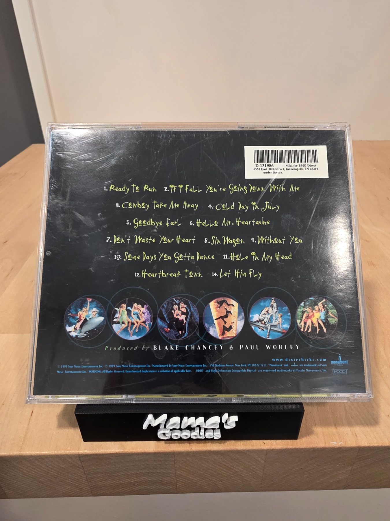 Dixie Chicks Fly CD 1999 Monument Country Album BMG Direct D131986 - Image 2
