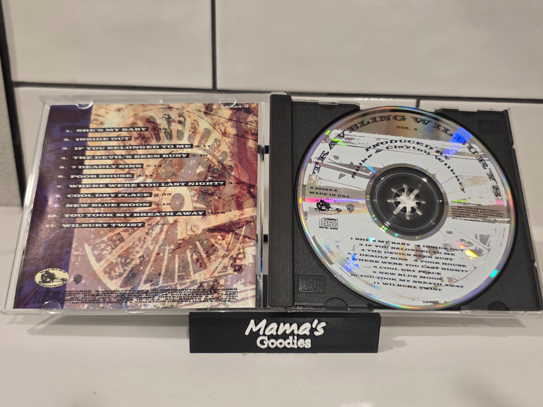 Traveling Wilburys Vol. 3 CD 1990 Warner Bros 926324-2 - Image 3