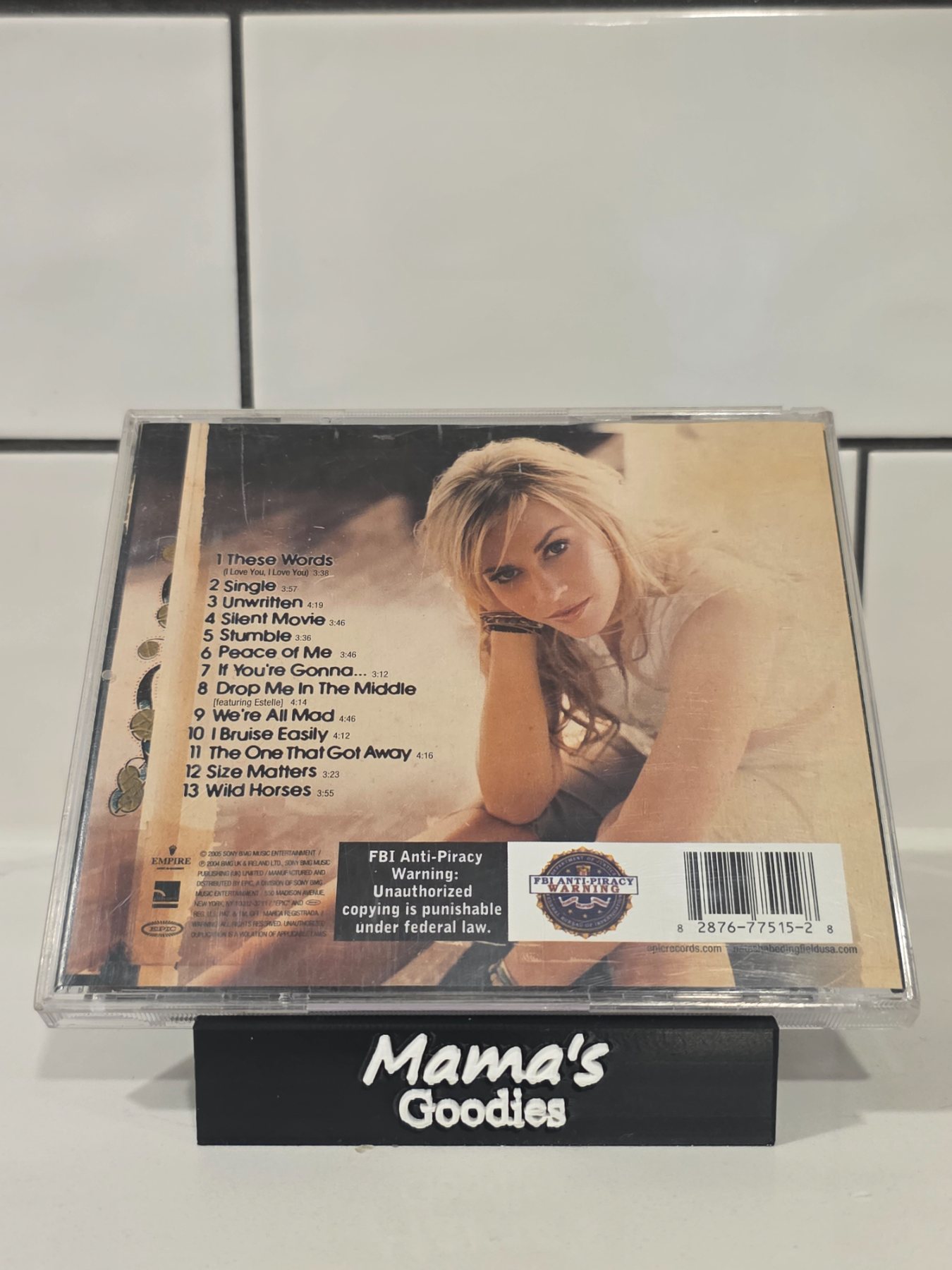 Natasha Bedingfield Unwritten CD 2005 Epic Pop Album - Image 2