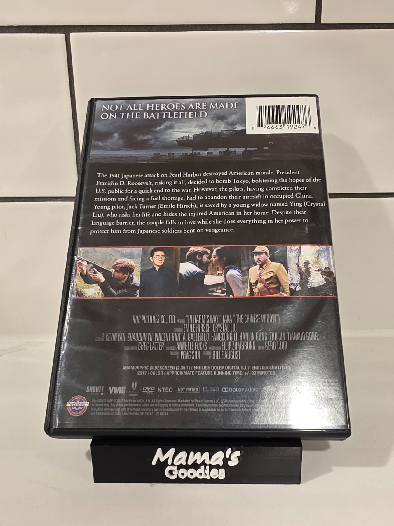 In Harm's Way DVD 2017 Emile Hirsch Crystal Liu Bille August - Image 2
