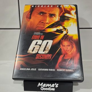 Gone in 60 Seconds DVD 2000 Nicolas Cage Angelina Jolie Widescreen