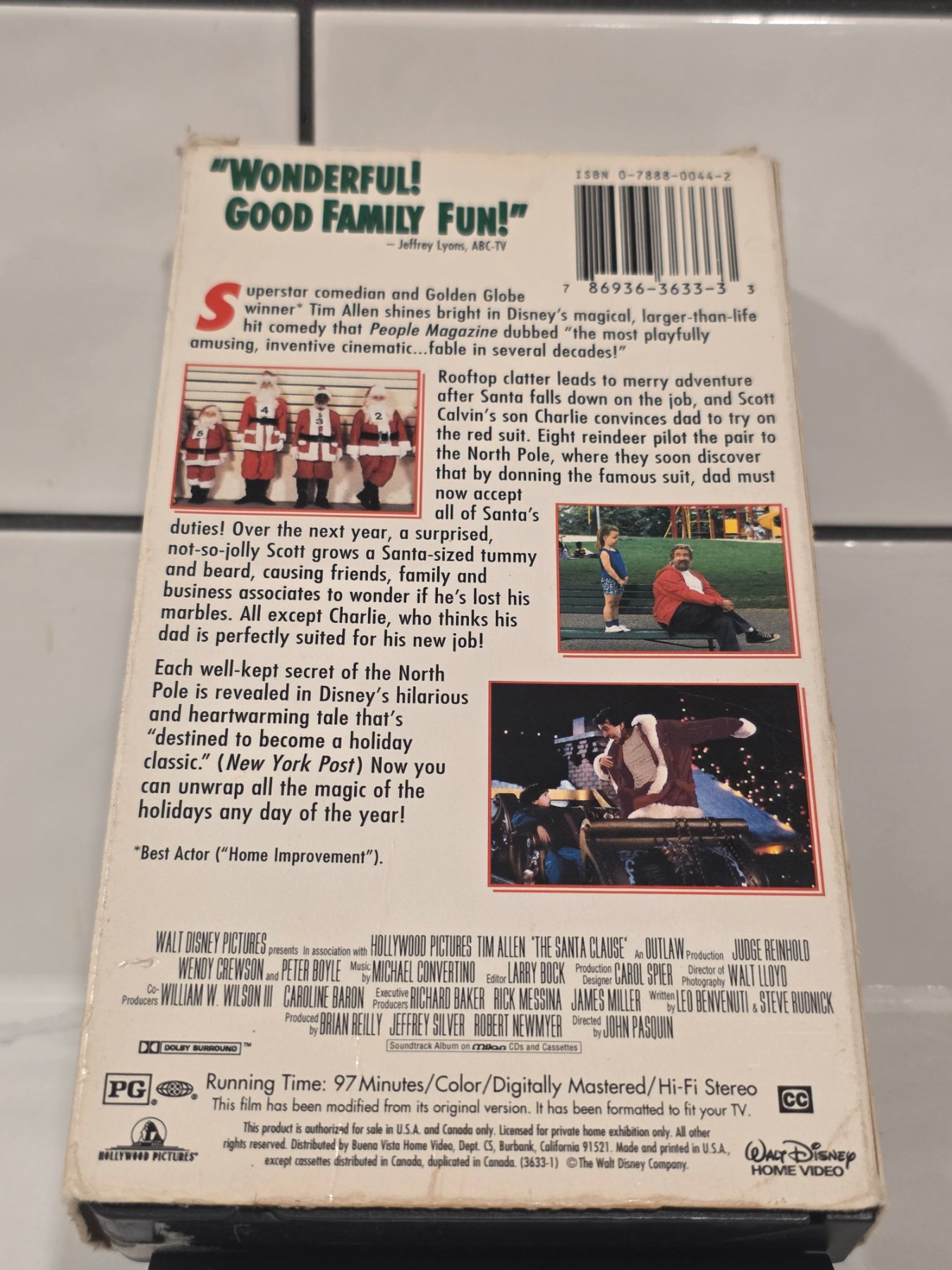 Disney The Santa Clause VHS 1994 Tim Allen PG Holiday Comedy - Image 2
