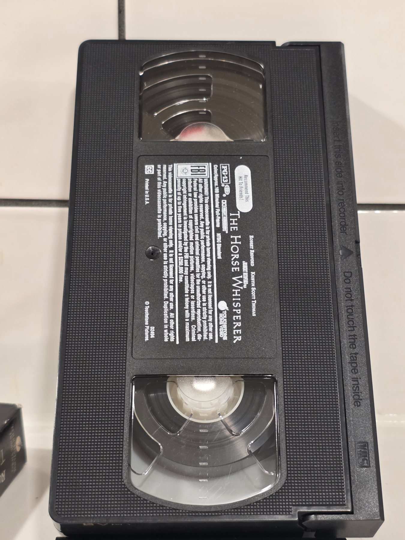 The Horse Whisperer VHS 1998 Robert Redford Kristin Scott Thomas - Image 3