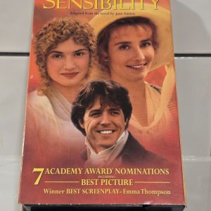 Sense and Sensibility VHS 1995 Emma Thompson Hugh Grant Columbia TriStar