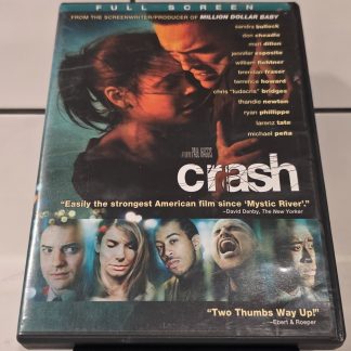 Crash DVD 2004 Full Screen Sandra Bullock Don Cheadle
