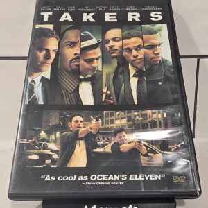 Takers DVD 2010 PG-13 Paul Walker Idris Elba Matt Dillon