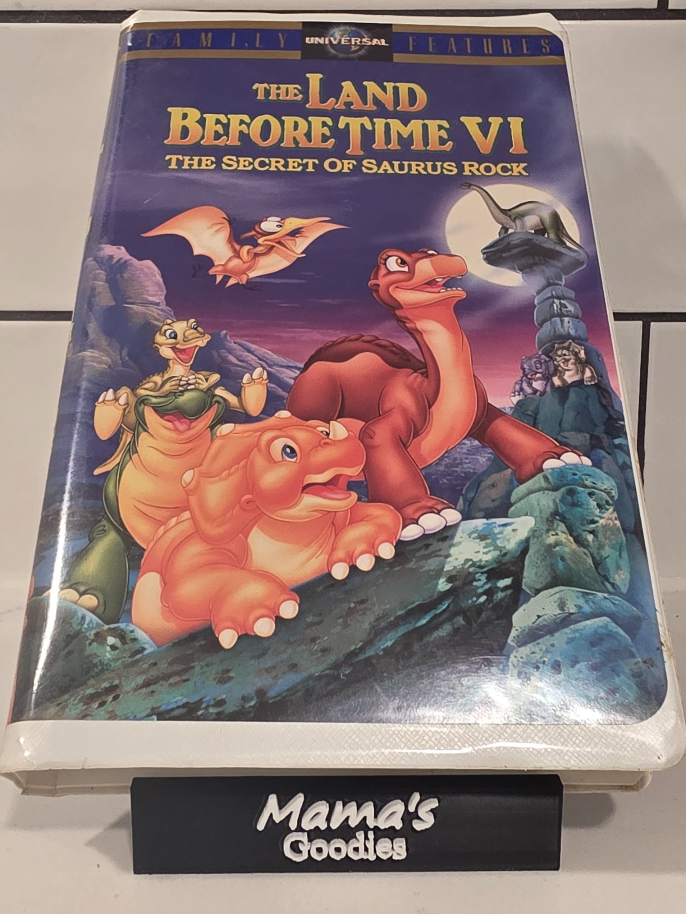 The Land Before Time VI The Secret of Saurus Rock VHS 1998 Clamshell