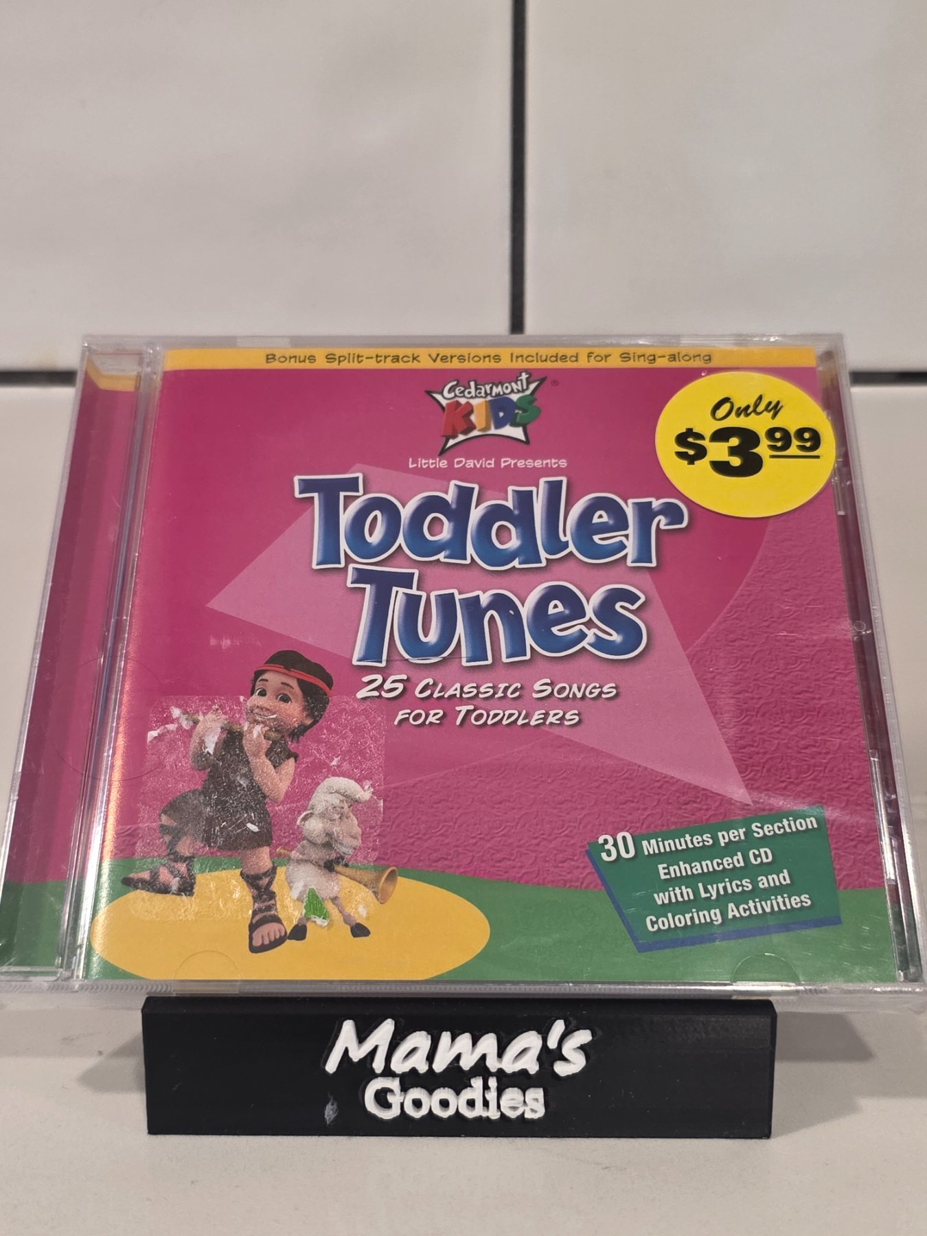 Cedarmont Kids Toddler Tunes CD 25 Classic Songs Enhanced Split-Track