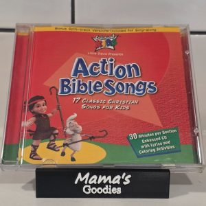Cedarmont Kids Action Bible Songs CD 17 Classic Christian Songs Sing-Along