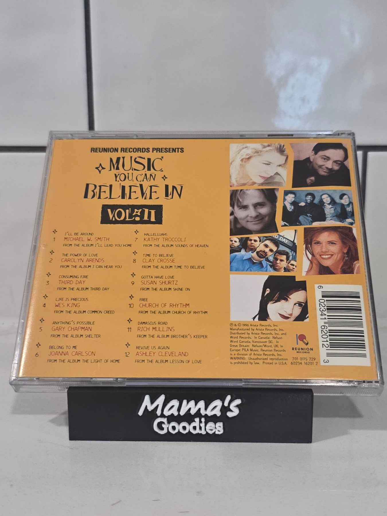 Music You Can Believe In Vol. II Various Artists CD 1996 Reunion Records - Image 2