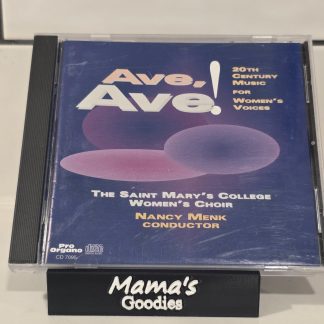 Saint Mary's College Women's Choir Ave Ave! 1997 CD Nancy Menk