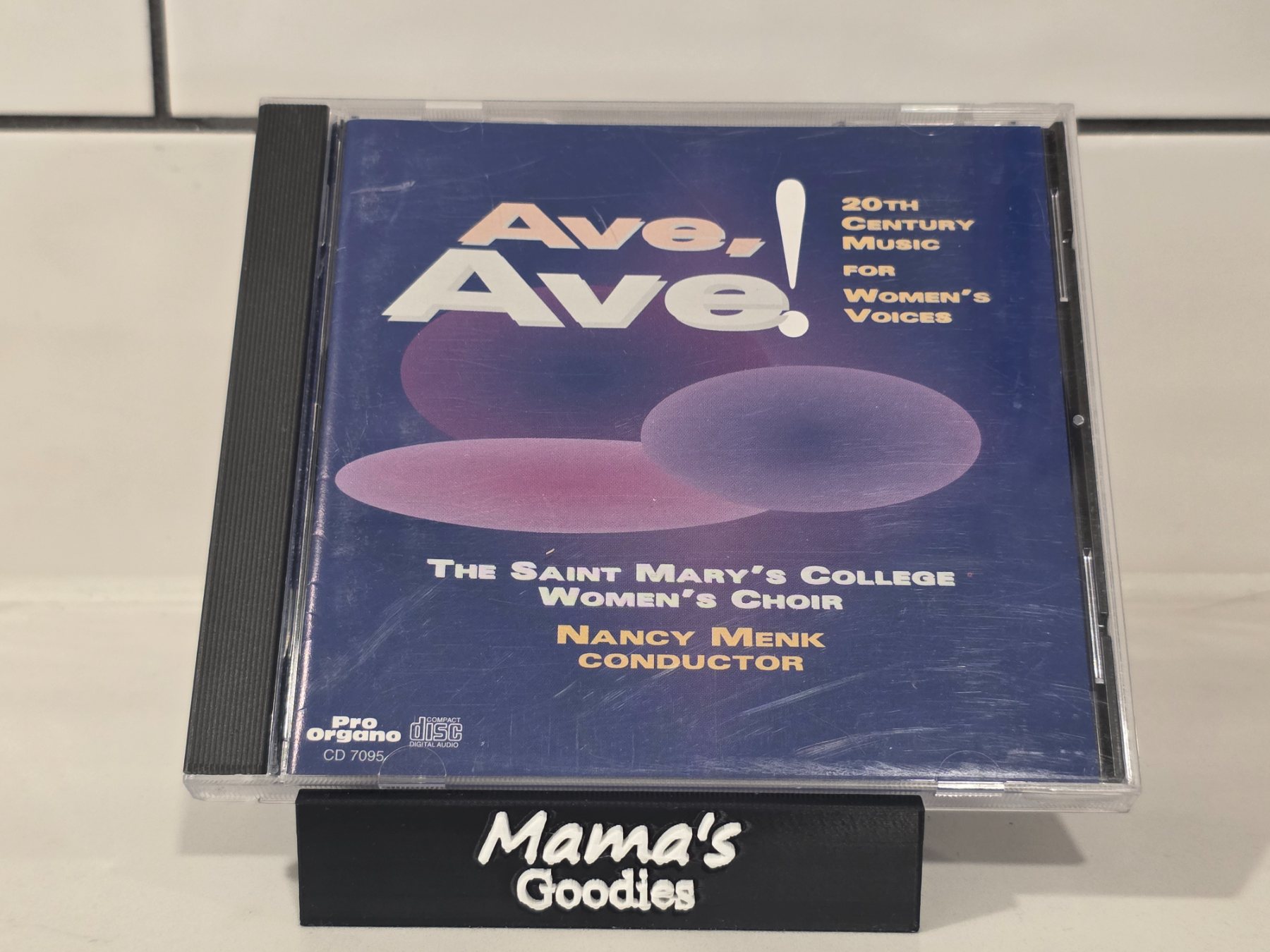 Saint Mary's College Women's Choir Ave Ave! 1997 CD Nancy Menk