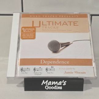Dependence Jamie Slocum Ultimate Tracks Christian Accompaniment CD