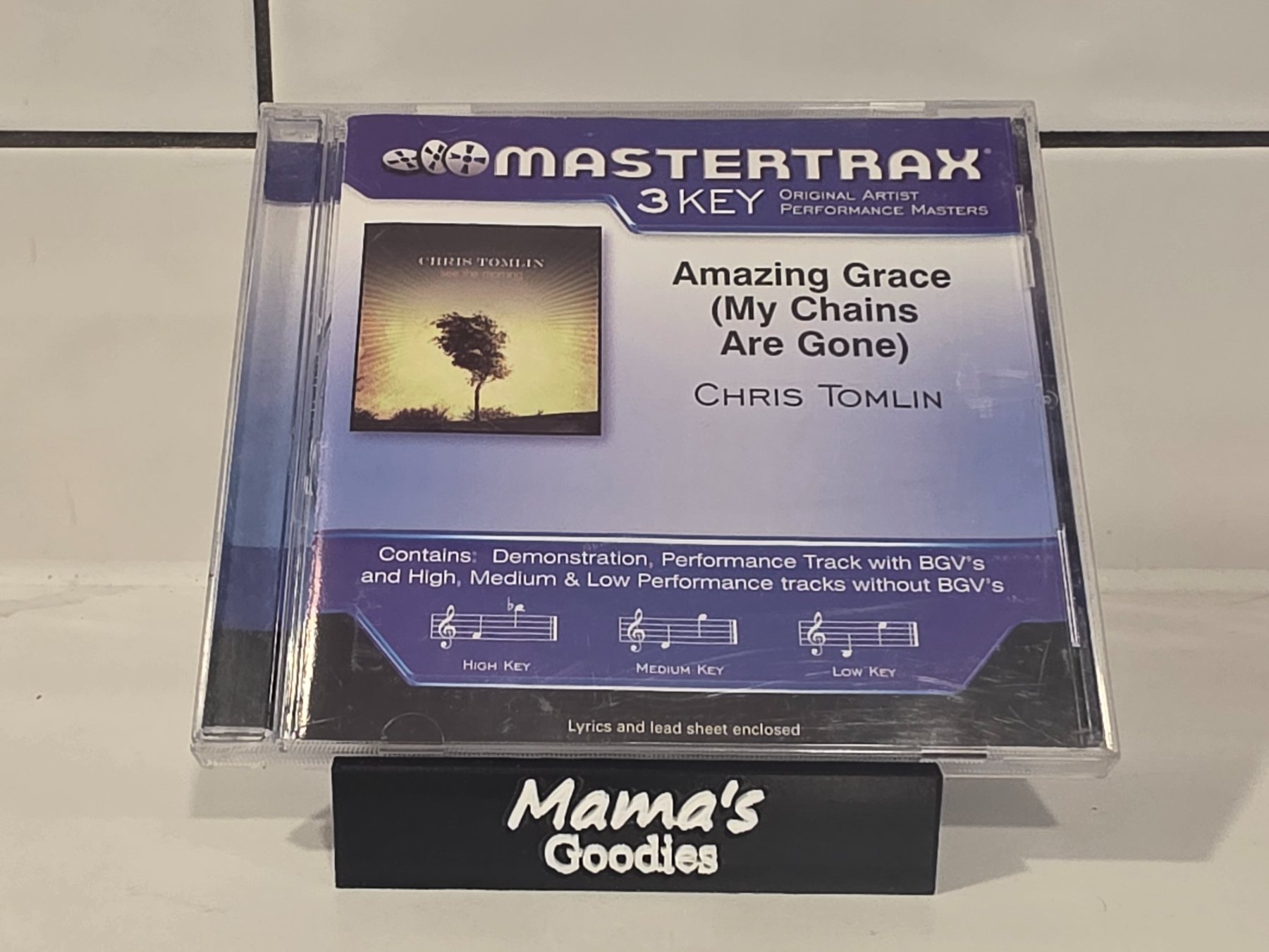 Mastertrax 3 Key Amazing Grace My Chains Are Gone Chris Tomlin CD